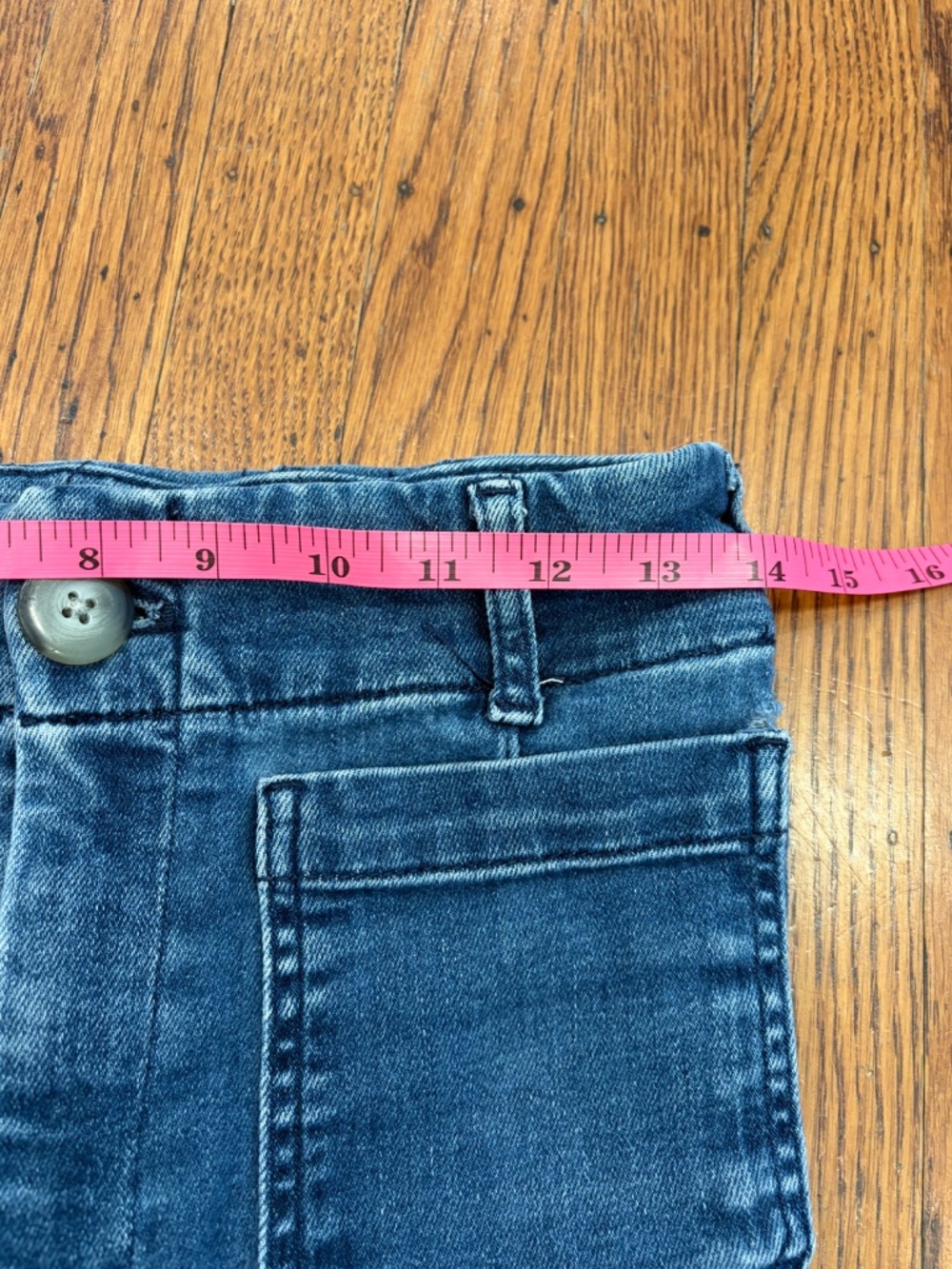 Anthro Maeve The Denim Colette Cropped Wide-Leg Jeans | Size 26 - Picture 7 of 8